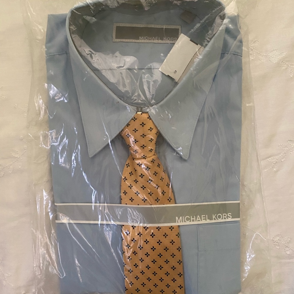 BOY’s MICHAEL KORS Shirt and Tie Set 👔 size 20R